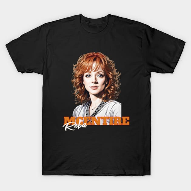 reba // retro ilustration vektor v3 T-Shirt by girls store